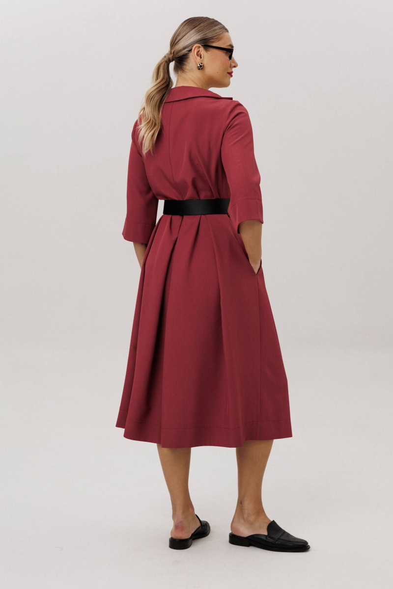 Платья Anastasia м-1108.4 брусника