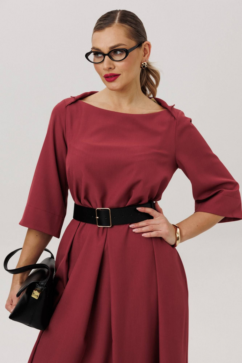 Платья Anastasia м-1108.4 брусника