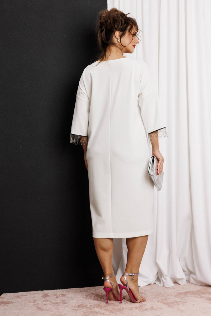 Платья Anastasia м-1308 молочный