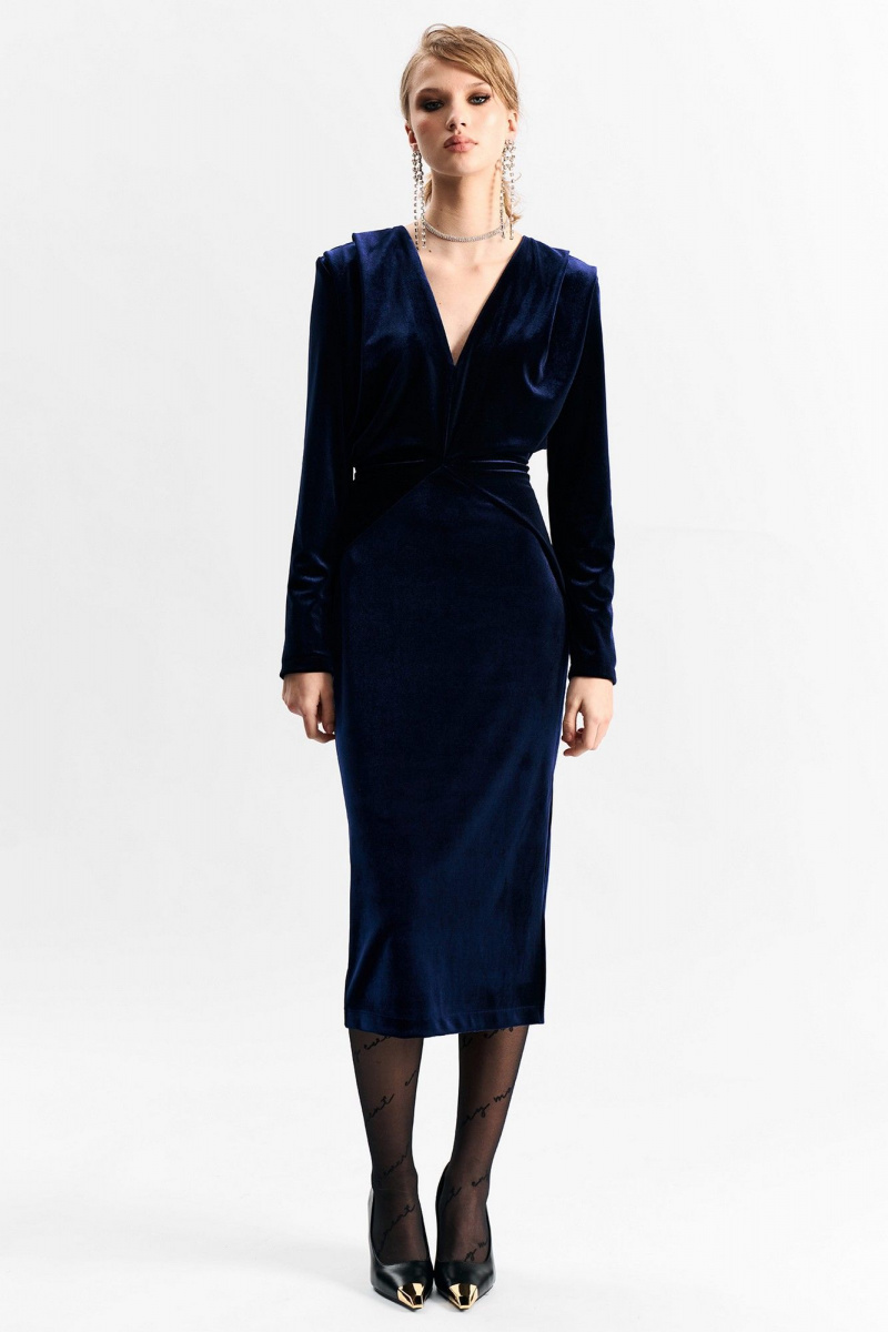 Платья MilMil 1272 темно-синий