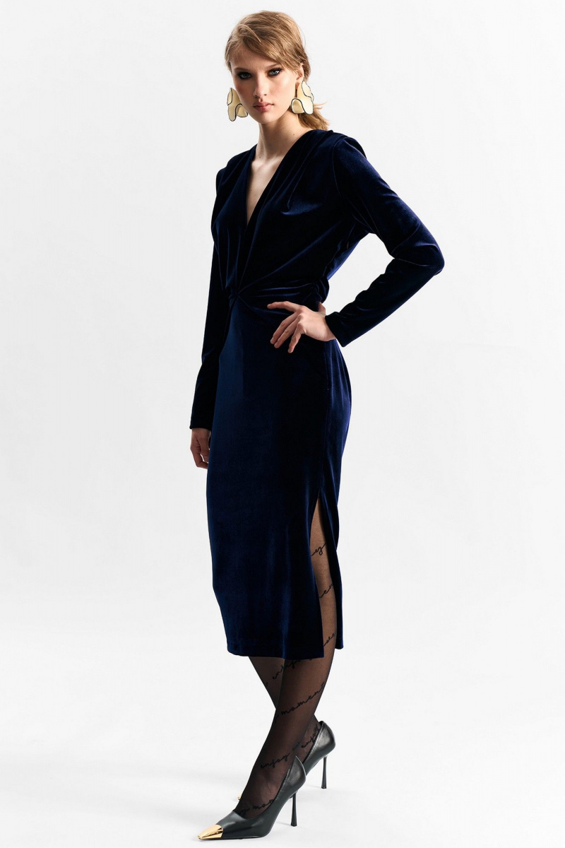 Платья MilMil 1272 темно-синий