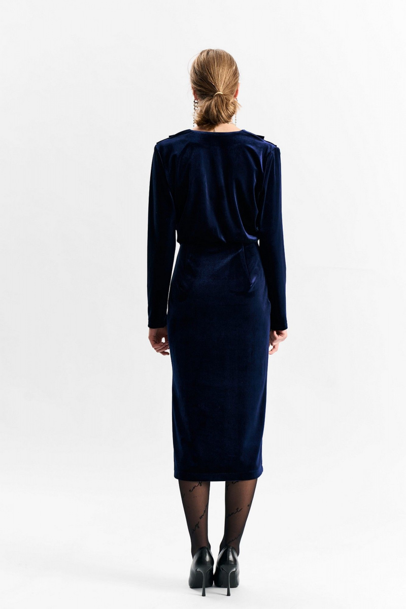 Платья MilMil 1272 темно-синий