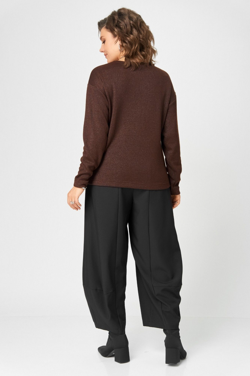 Джемперы Bliss 08378 коричневый_с_люрексом