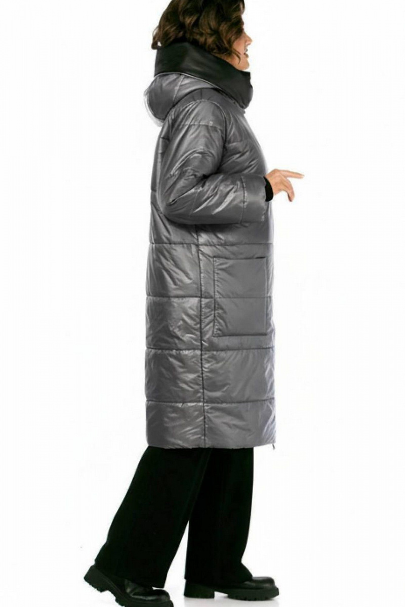 Женское пальто Диомант 2129 темно-серый