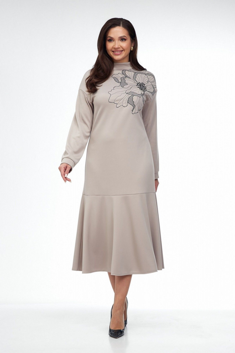 Платья Takka Plus 25-255/1 бежевый