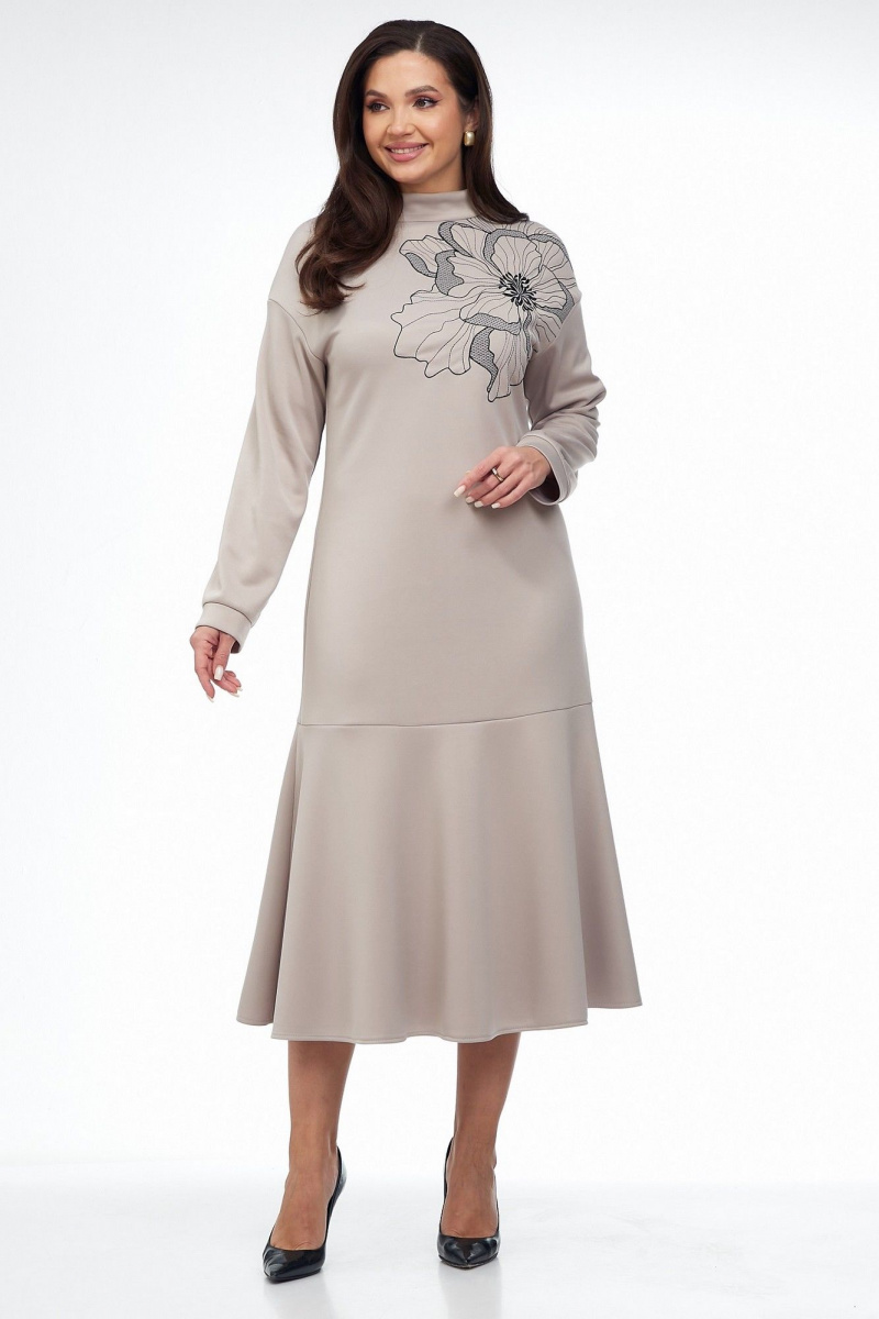 Платья Takka Plus 25-255/1 бежевый