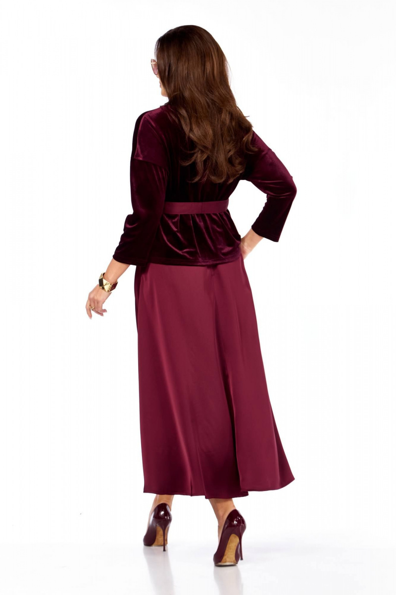 Юбочный комплект Taita plus 2533 бургунди