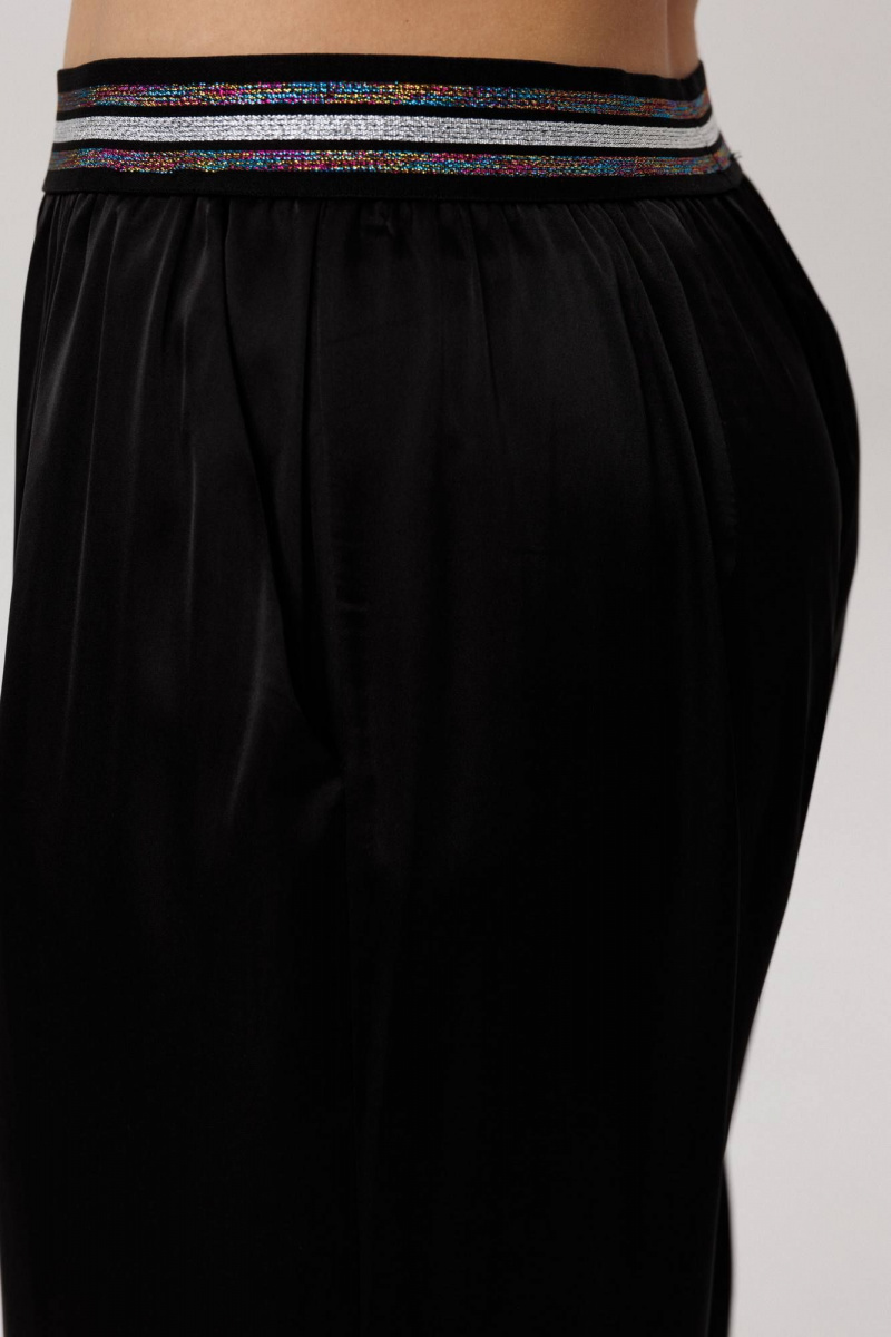 Брюки Anelli 1734 блестящий_черный