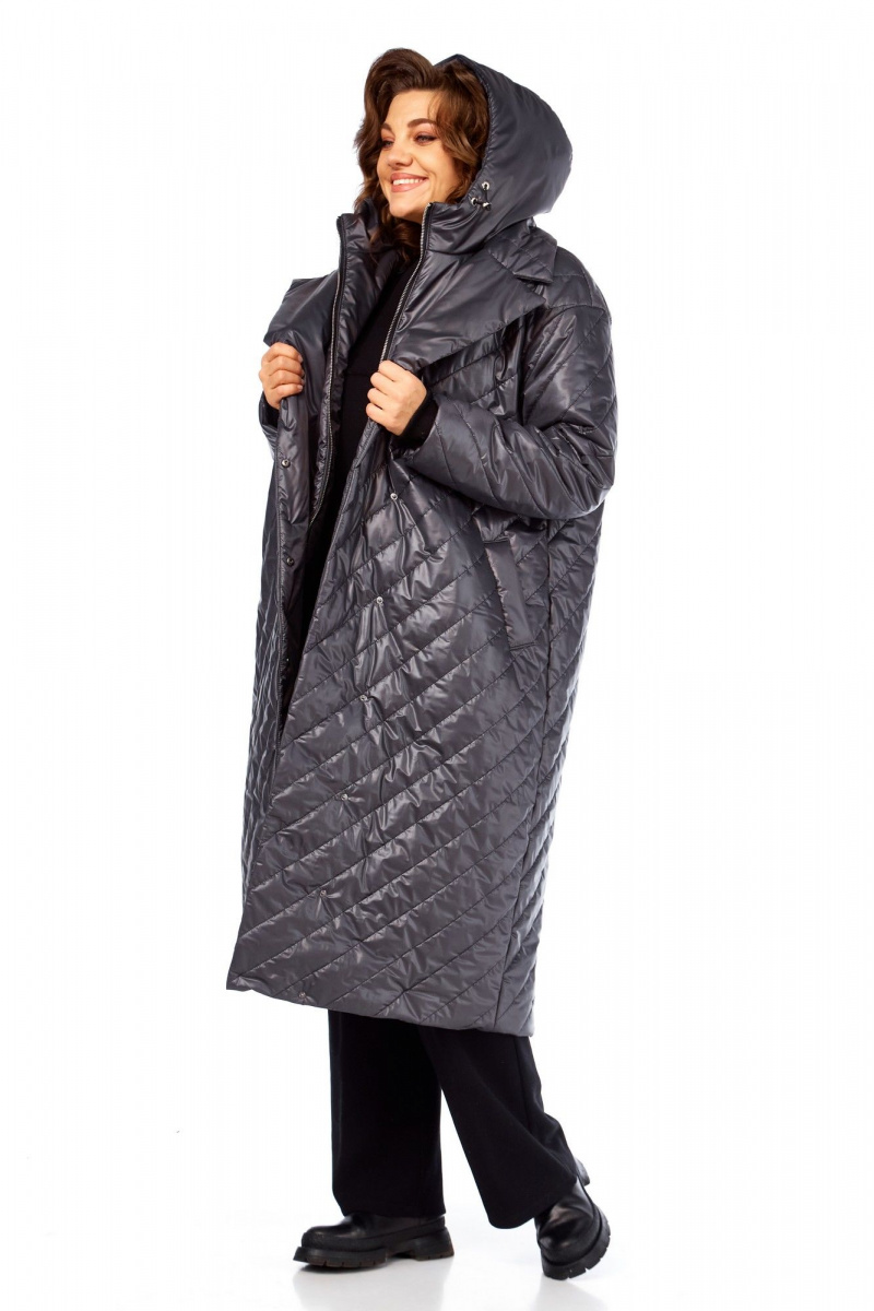 Женское пальто Диомант 2131 серый
