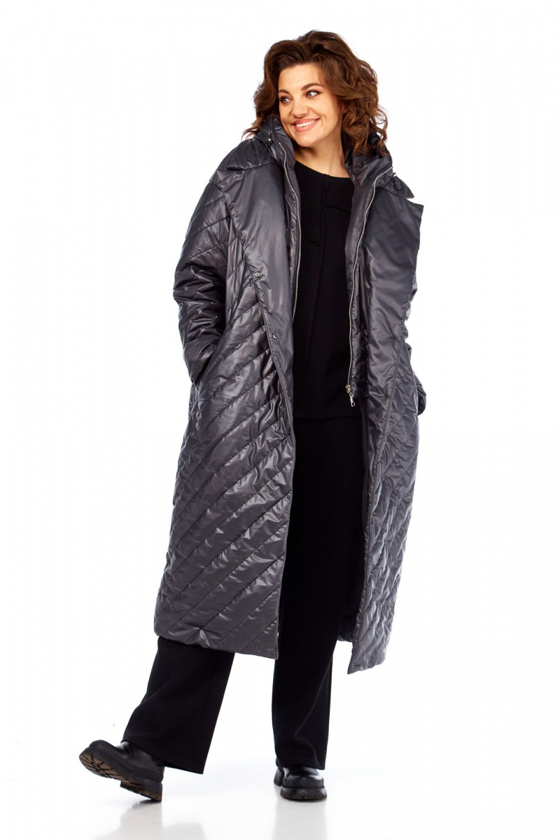 Женское пальто Диомант 2131 серый