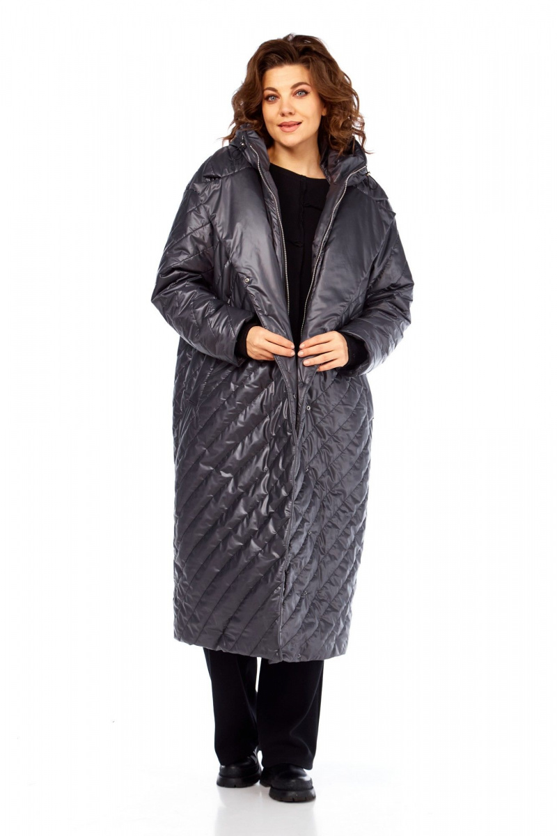 Женское пальто Диомант 2131 серый