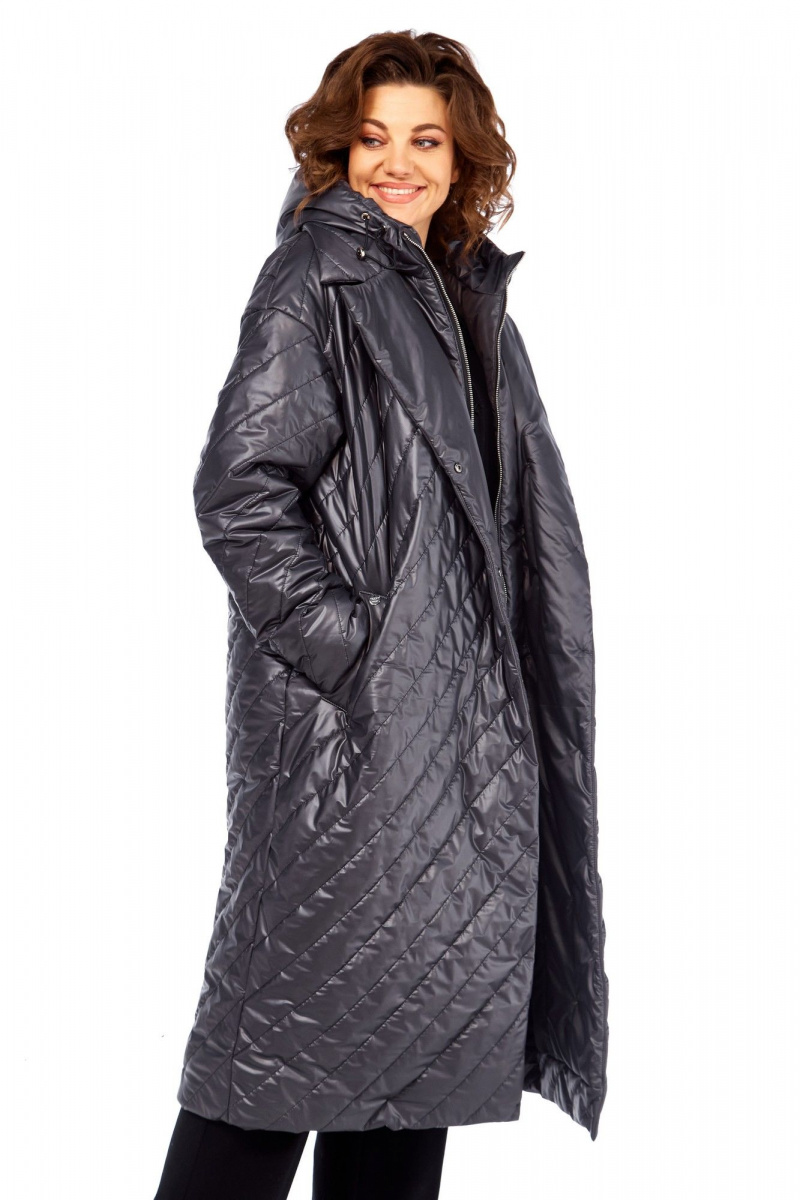 Женское пальто Диомант 2131 серый