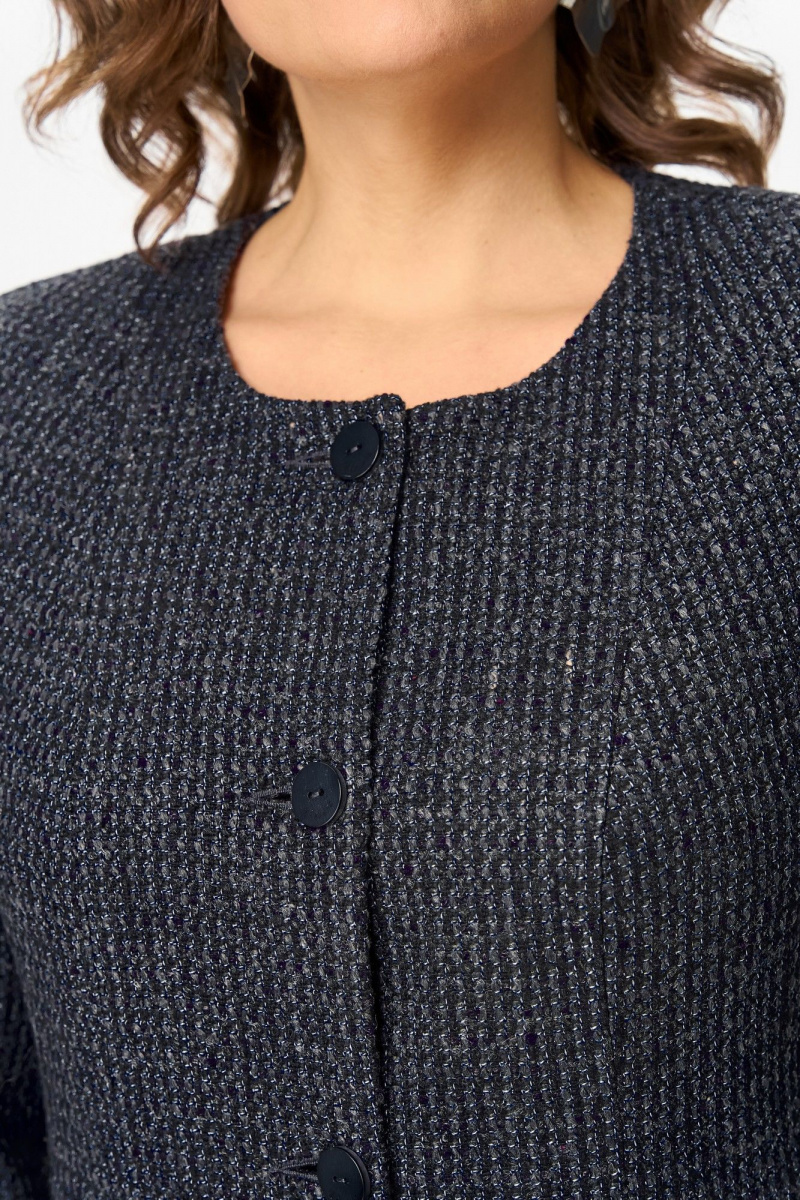 Юбочный костюм ANASTASIA MAK 1302 серый