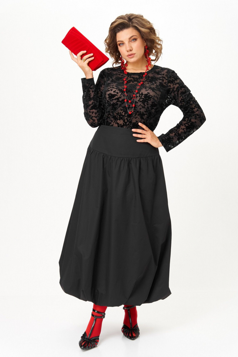 Юбочный комплект Aira Style 24136 черный