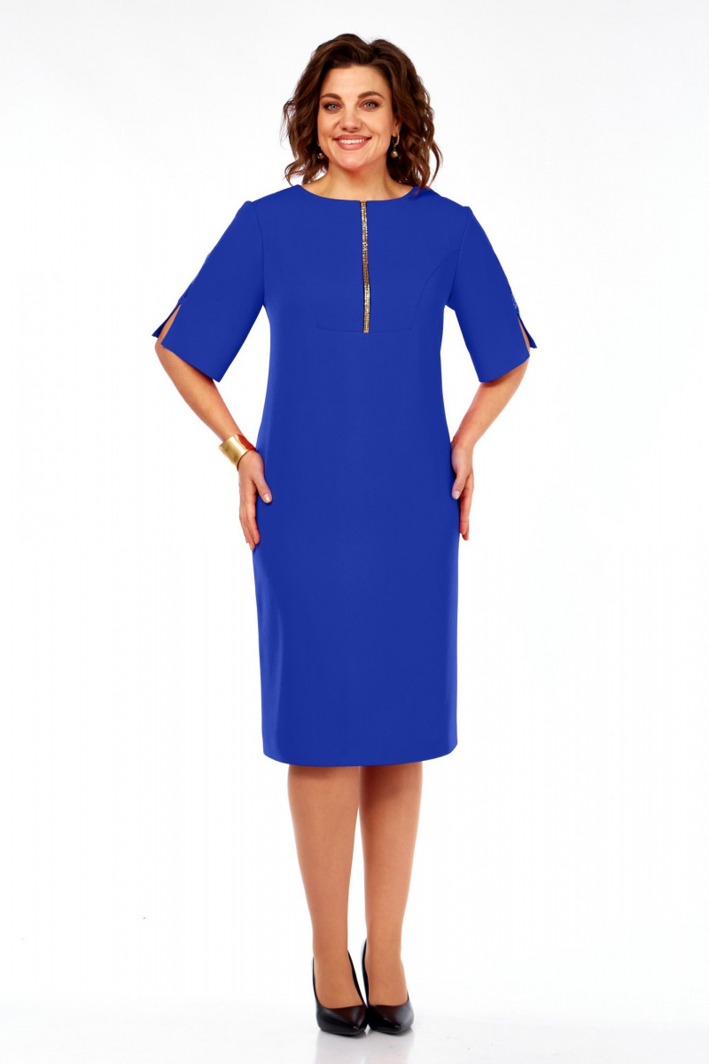 Платья Ольга Стиль С-984 васильковый