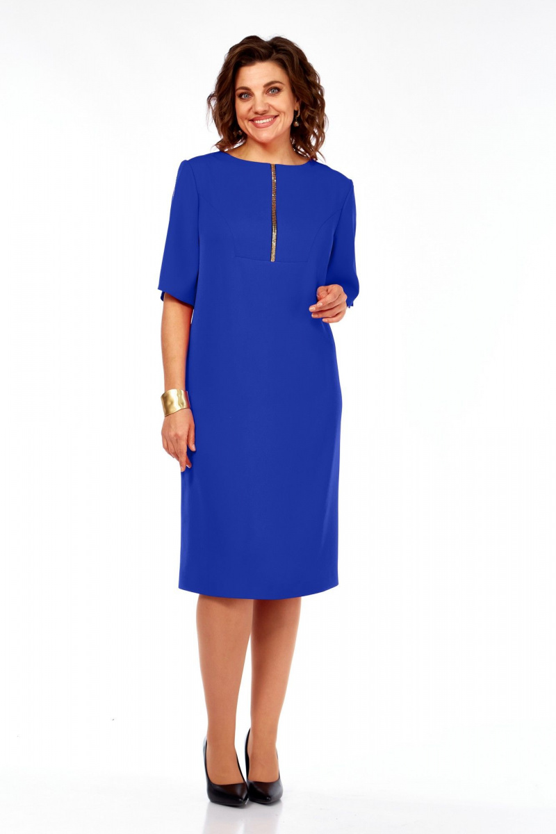 Платья Ольга Стиль С-984 васильковый