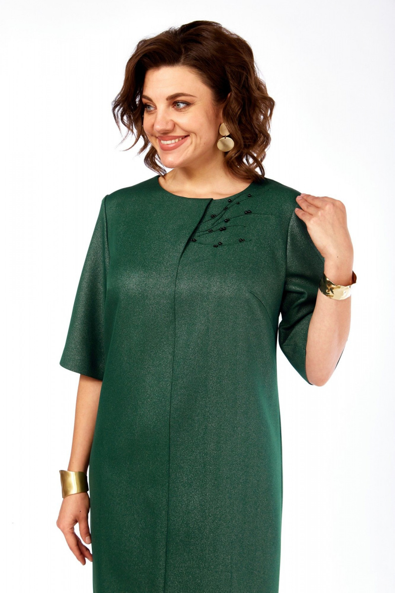 Платья Ольга Стиль С-980 зеленый
