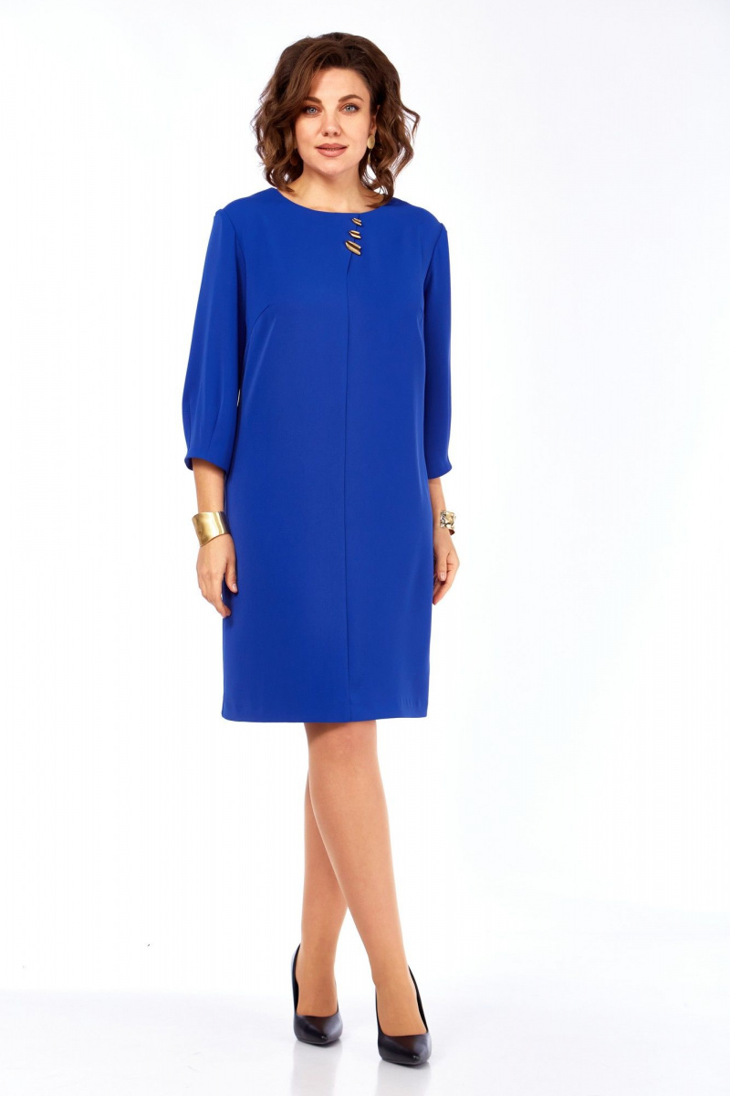 Платья Ольга Стиль С-983 васильковый