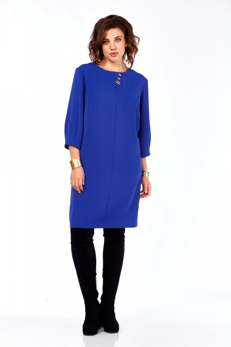 Платья Ольга Стиль С-983 васильковый