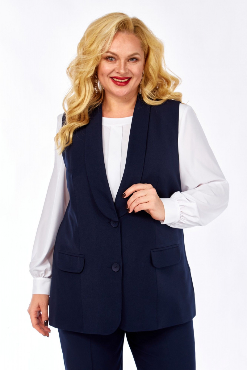 Брючный комплект Элль-стиль 2132/5 темно-синий