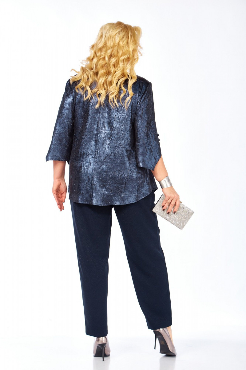 Брючный костюм Элль-стиль 2450 синий