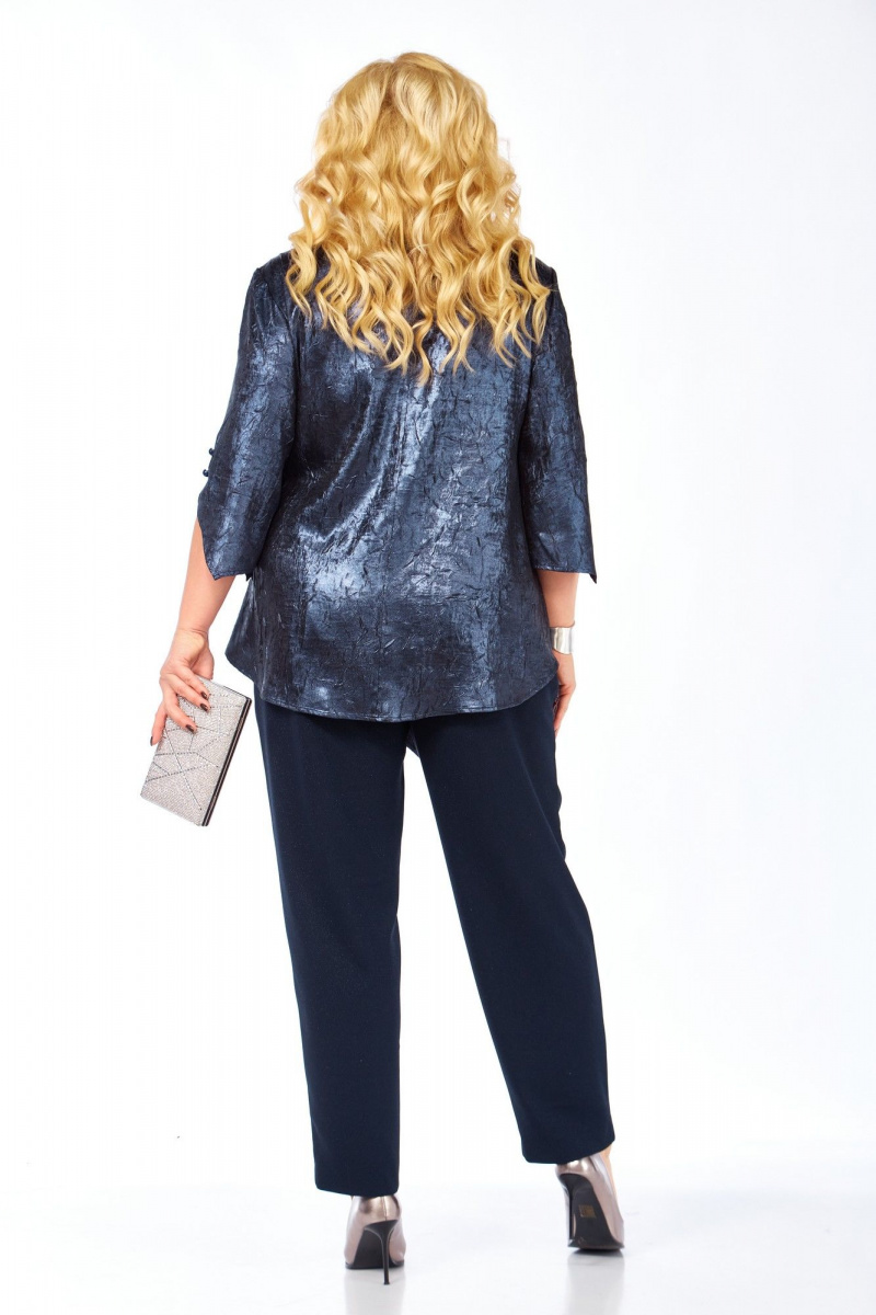 Брючный костюм Элль-стиль 2450 синий