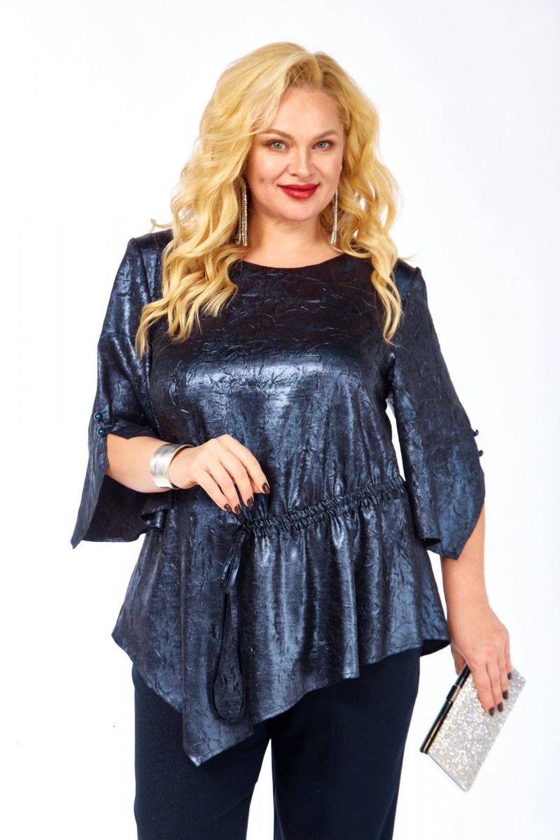 Брючный костюм Элль-стиль 2450 синий