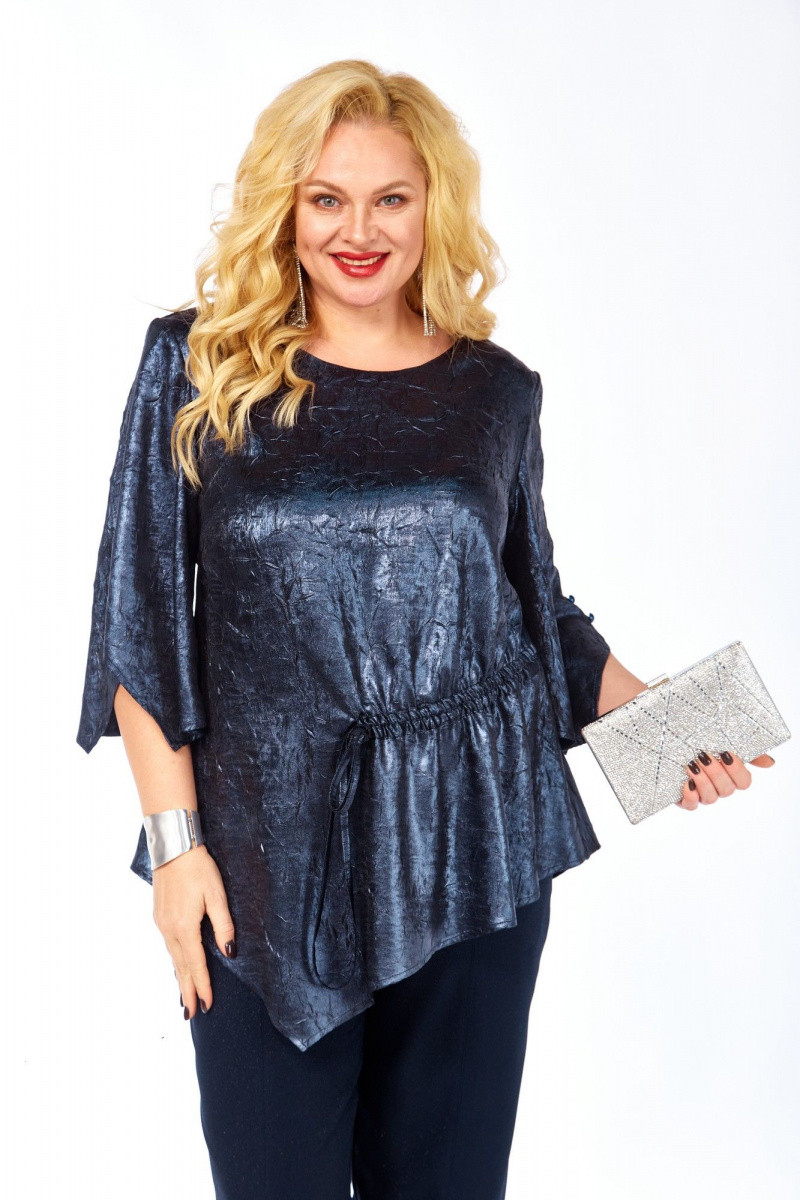 Брючный костюм Элль-стиль 2450 синий