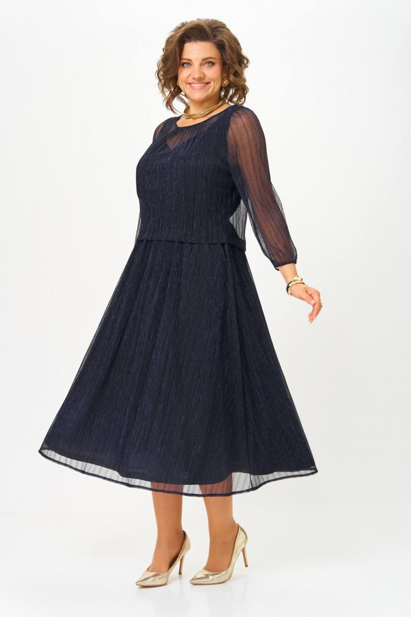 Платья Slaviaelit 562 т.синий