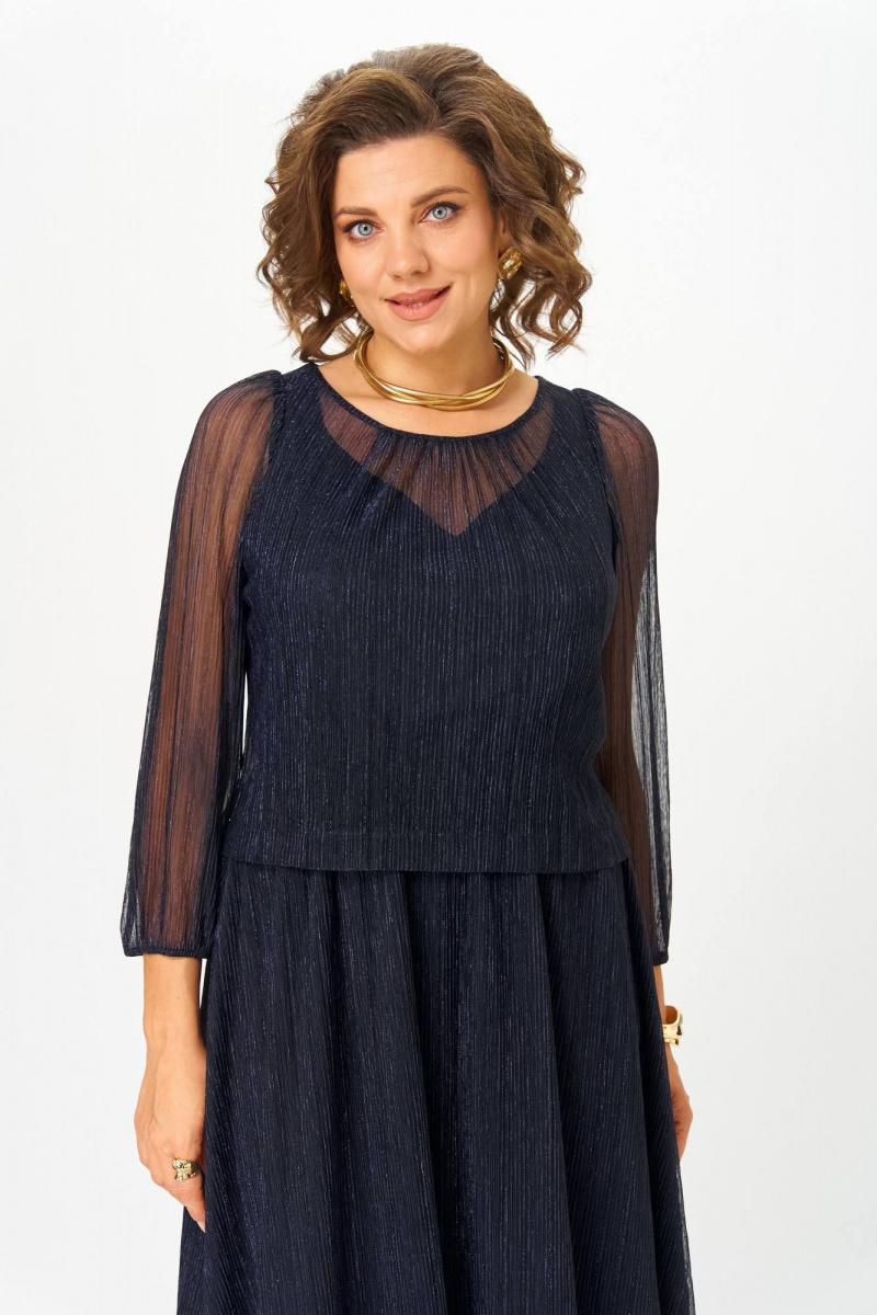 Платья Slaviaelit 562 т.синий