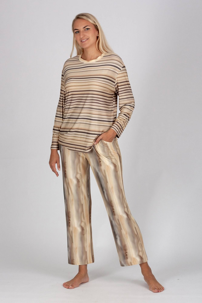 Брюки Belarusachka С6015337 полоска / дюна