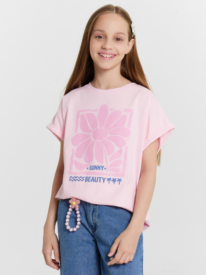 Майки и топы Mark Formelle 117904/24-27423П-0 розовая_сказка_печать_1_сл_на_пол