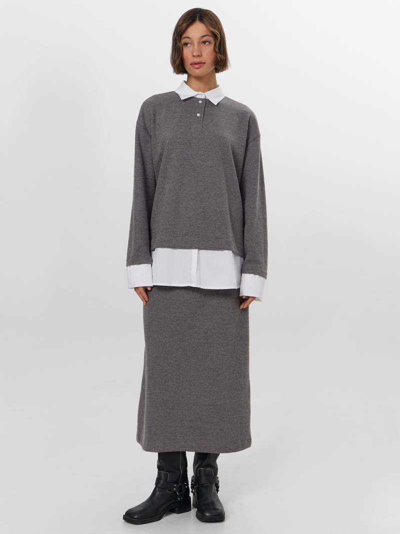 Джемперы Mark Formelle 122816/25-39393Ц-26 серый_меланж_Gulle_4654_D