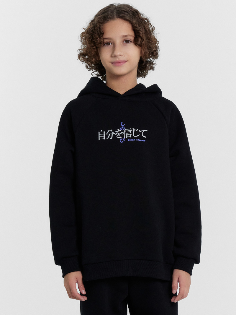 Джемперы и кардиганы Mark Formelle 123418/24-31059П-7П черный_печать_2_сл_на_пол_3_сл_на_спинке