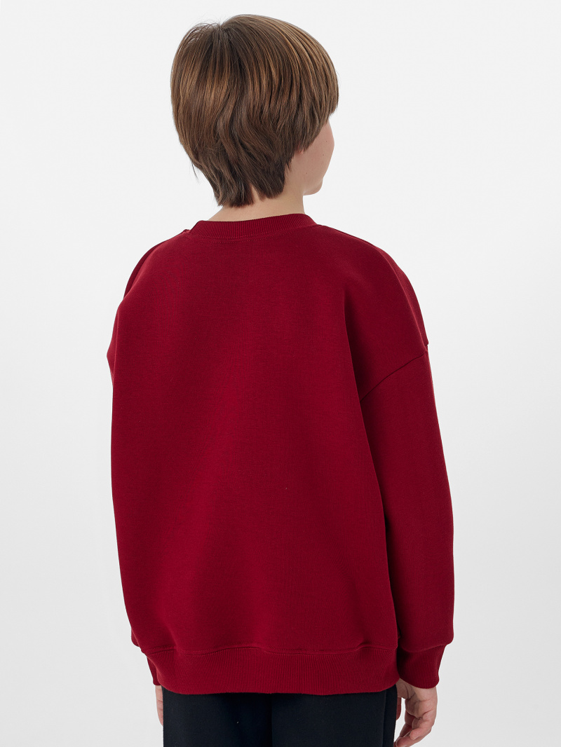 Джемперы и кардиганы Mark Formelle 123437/1/25-38109П-7П т.бордовый_печать_2_сл_на_пол