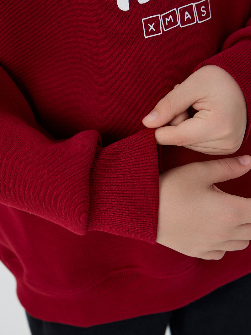 Джемперы и кардиганы Mark Formelle 123437/1/25-38109П-7П т.бордовый_печать_2_сл_на_пол