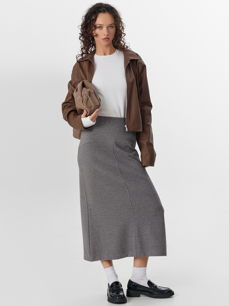Юбки Mark Formelle 152821/25-39386Ц-26 серый_меланж_Gulle_4654_D