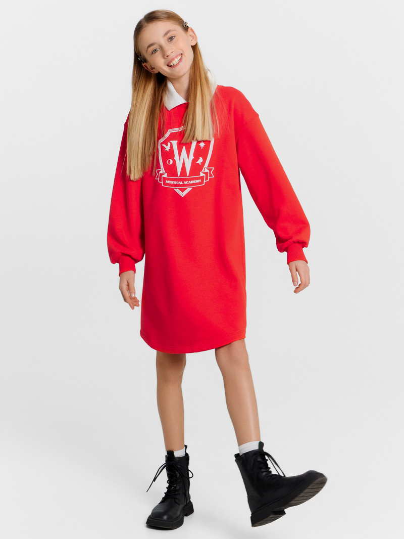 Платье Mark Formelle 157836/24-31101П-7 я.красный_печать_2_сл_на_пол