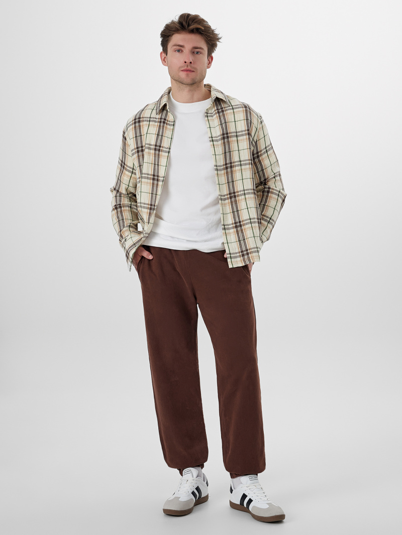 Брюки Mark Formelle 181256-2/25-ОБР5053Ц-7(3) ACID_WASH_шоколадный1_009.2_Эйсид