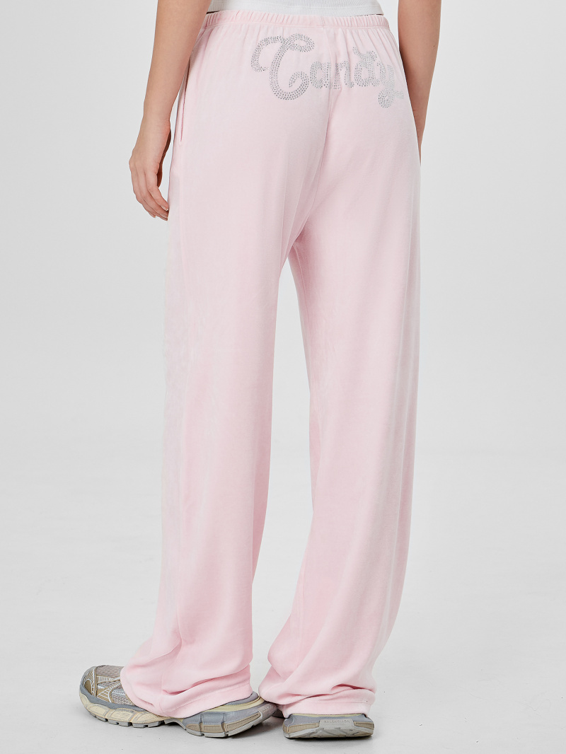 Брюки Mark Formelle 182559/24-33636П-3 розовый_нектар_печать_1сл_аппликация_из_страз_спинк