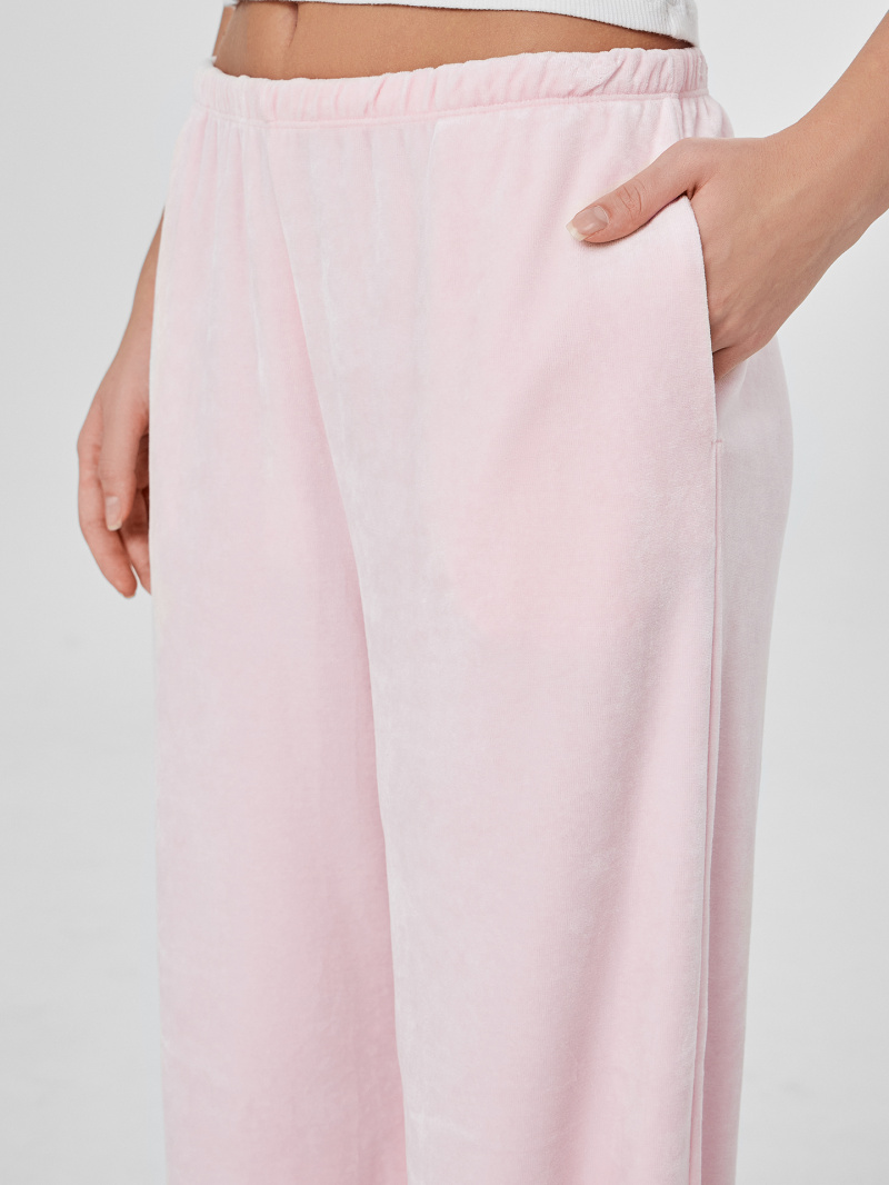 Брюки Mark Formelle 182559/24-33636П-3 розовый_нектар_печать_1сл_аппликация_из_страз_спинк