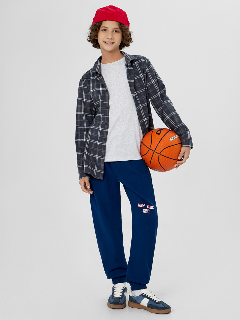 Брюки и шорты Mark Formelle 183394/24-34340П-7 сапфировый_печать_2_сл_на_ЛВ_дет_пер