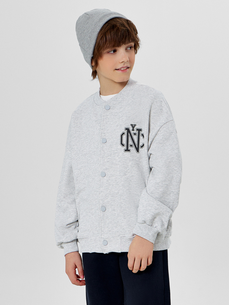 Толстовки Mark Formelle 363333/1/24-34309П-7 серый_меланж_4306_А_печать2_1_сл_на_дет_пер