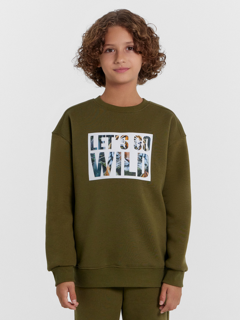 Костюмы Mark Formelle 393326/24-29623П-7П темная_олива_печать_3_сл_ДТФ_трансфер_на_дет_пер