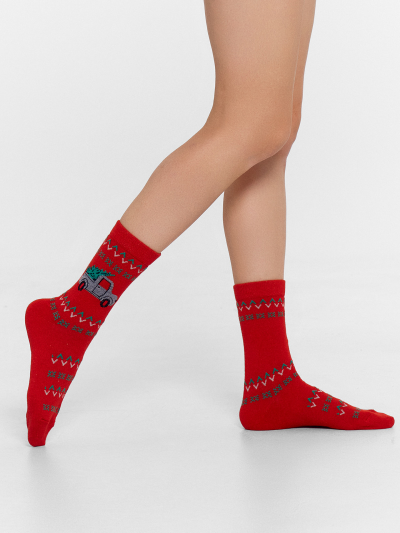 Носки и гольфы Mark Formelle 394K-2959/24394K-1 я.красный_рис.2959