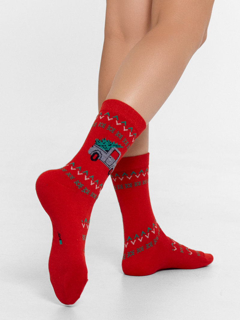 Носки и гольфы Mark Formelle 394K-2959/24394K-1 я.красный_рис.2959