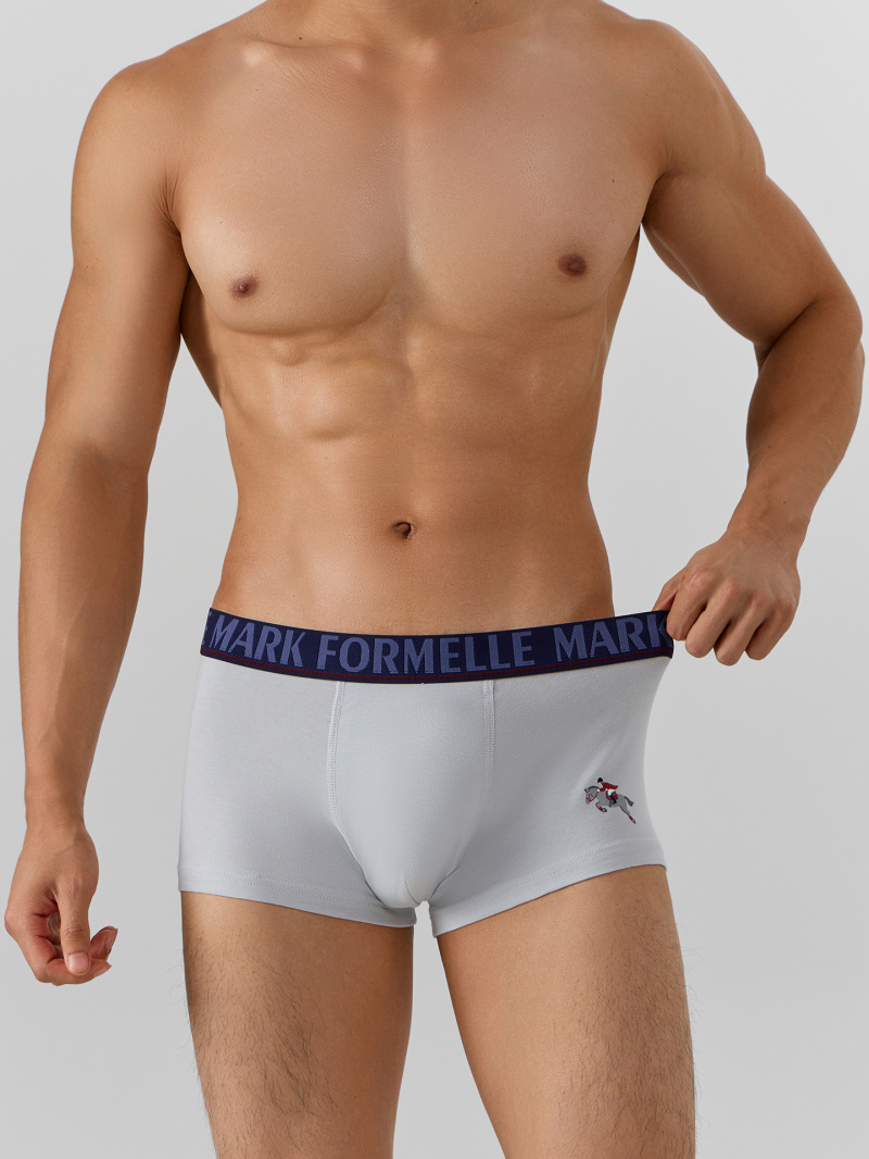 Нижнее белье Mark Formelle 411188-2/25-5144П-5 св.серый_лошади_на_т.синем_2_сл_1тр_на_ЛВ_дет_пер