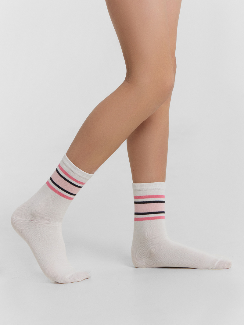 Колготки, носки и гольфы Mark Formelle 430K-3069/B4-25430K-1 лиловый_белый_рис.3069