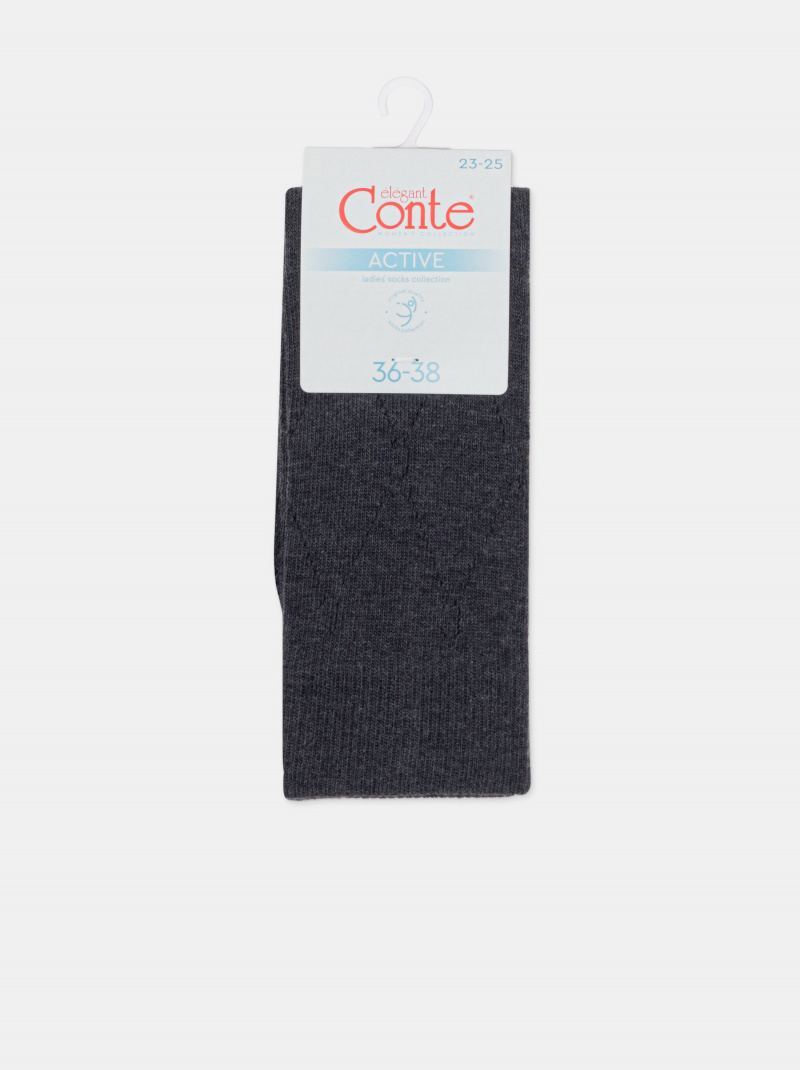 Носки и гольфы CONTE ACTIVE 22 темно-серый 22С-27СП
