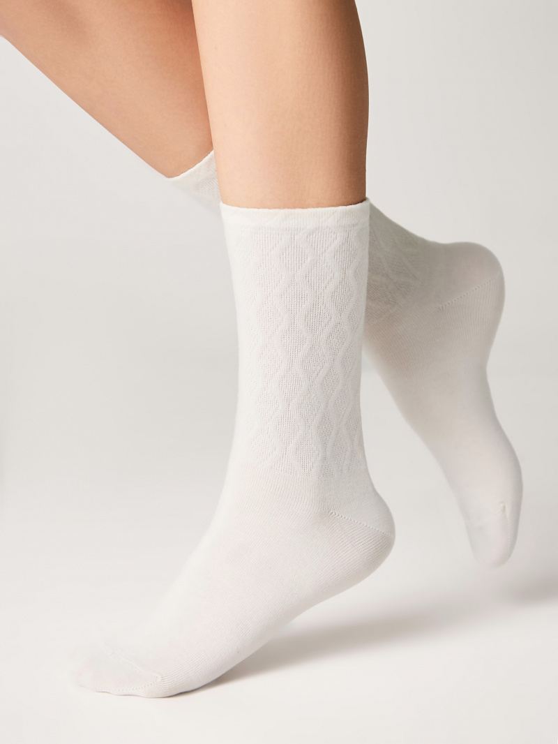 Носки и гольфы CONTE ACTIVE молочный 24С-73СП